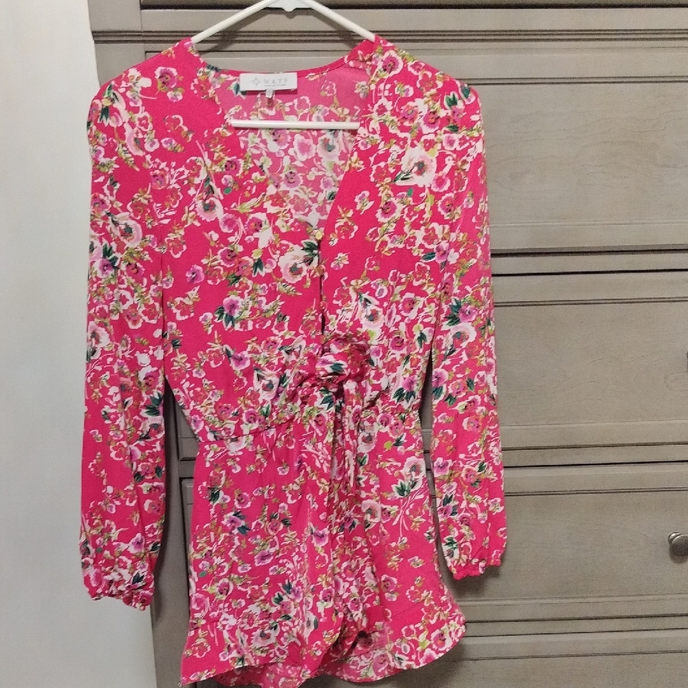 Floral Pink Blouse